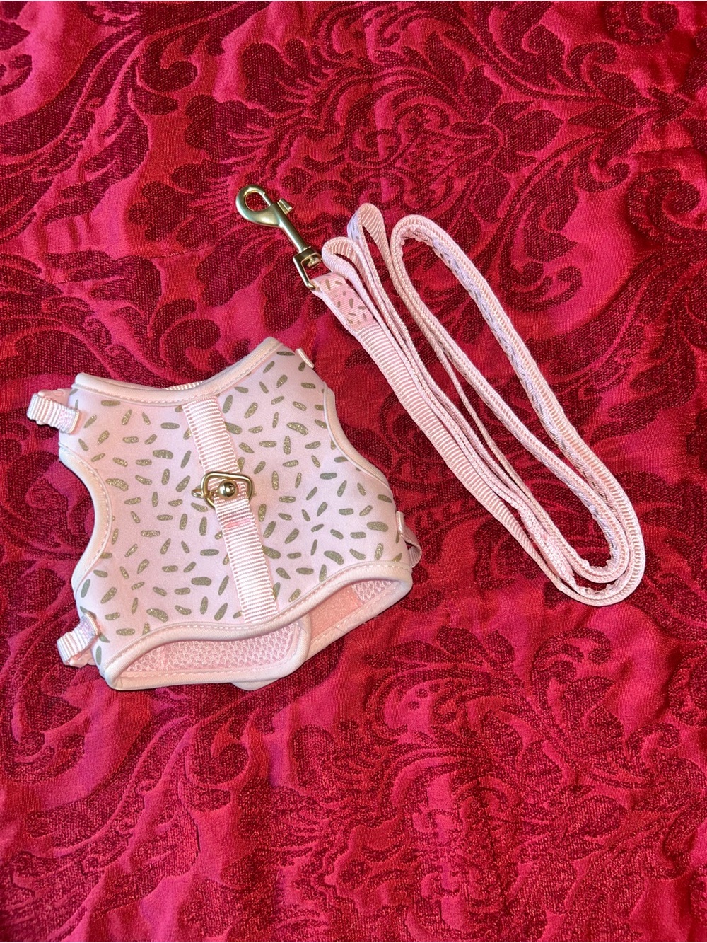 Whisker City Light Pink Kitten Harness and Matching Leash